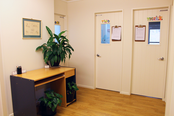 Reception Area looking at Accommodation Rooms